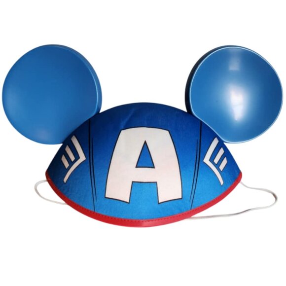 EUC Disney Marvel Avengers Captain America Mickey Mouse Ears - Picture 1 of 4
